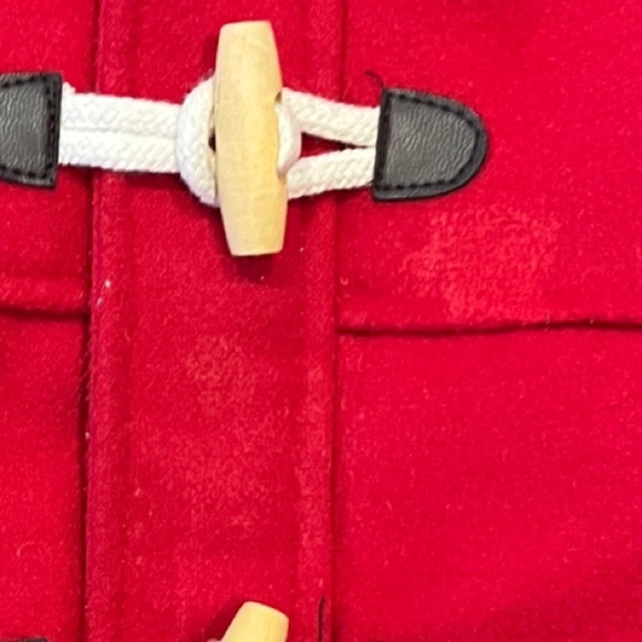 Kids JoJo Mama Bebe Vibrant Red 18-24 Month Toggle Jacket with Zipper - Picture 9 of 16